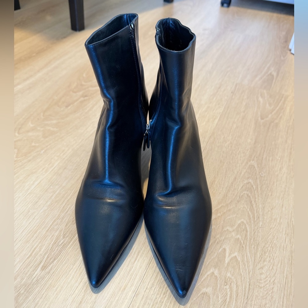 Prada Leather Ankle Boots
